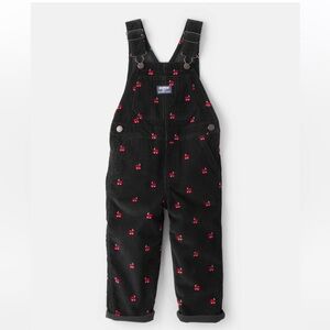 NWT- Oshkosh Train Corduroy Overalls